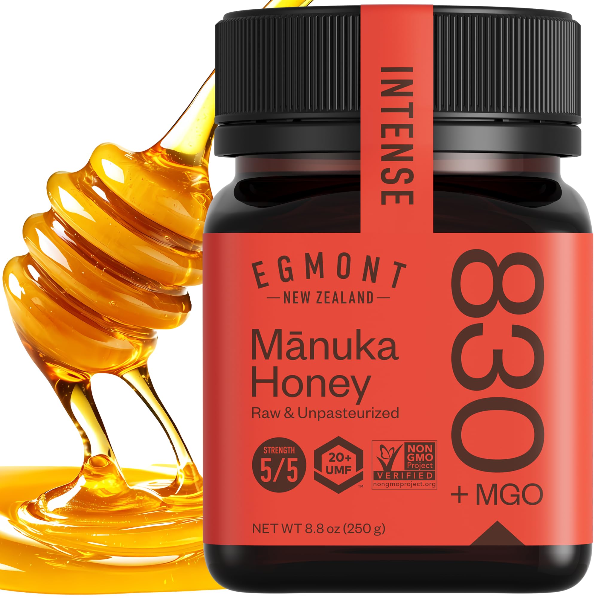 Amazon.com : Egmont Honey Manuka Honey UMF 20+ MGO 830+ | 8.8 oz